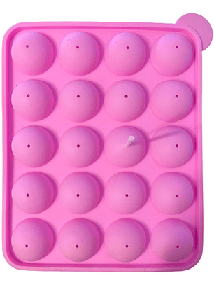 Molde Silicona Para 20 Cake Pop 18x22,5cm