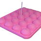 Molde Silicona Para 20 Cake Pop 18x22,5cm - Miniatura 4
