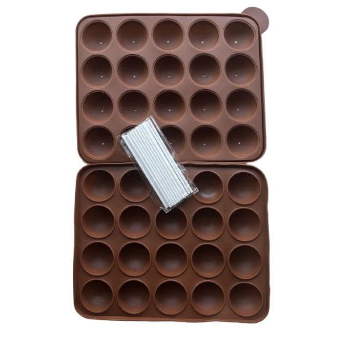 Molde Silicona Para 20 Cake Pop 18x22,5cm 5