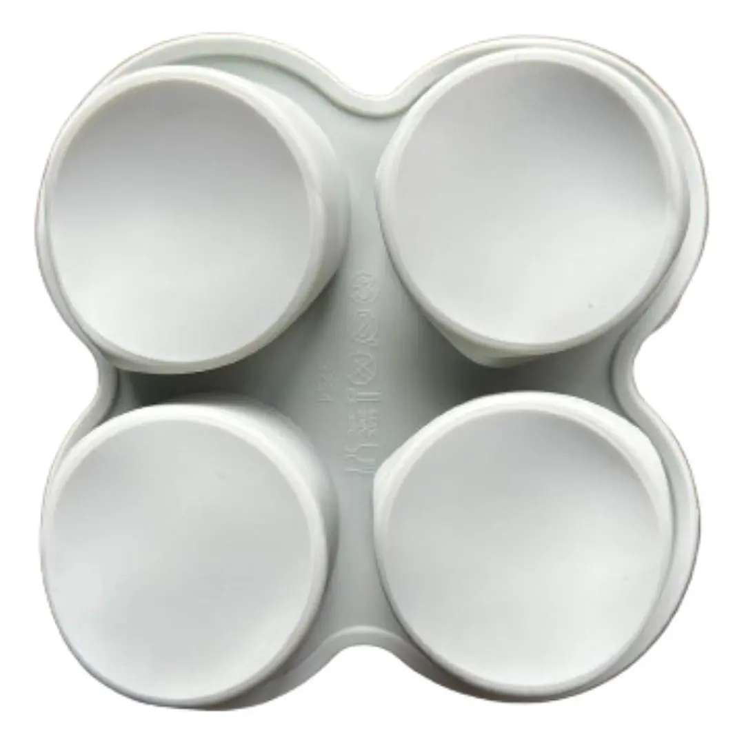 Molde Silicona Alfajor Perfecto M 4Cavidades 4,5x4,5cm 1