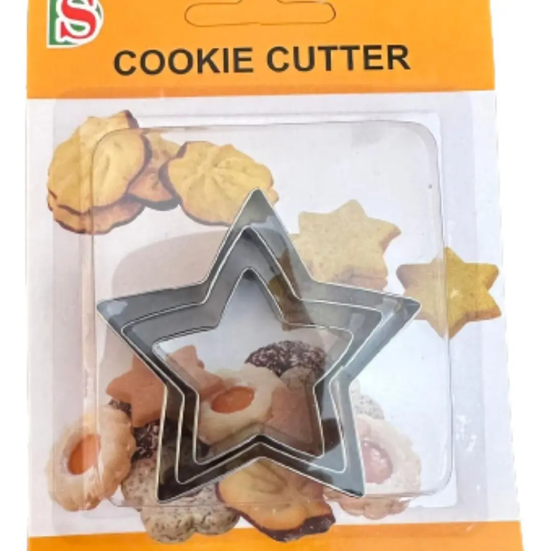 Cortador Galletas Estrella 5 Puntas 3 pcs 1