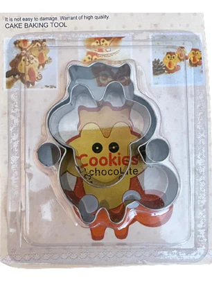 Cortador Galletas Ardilla 4 pcs