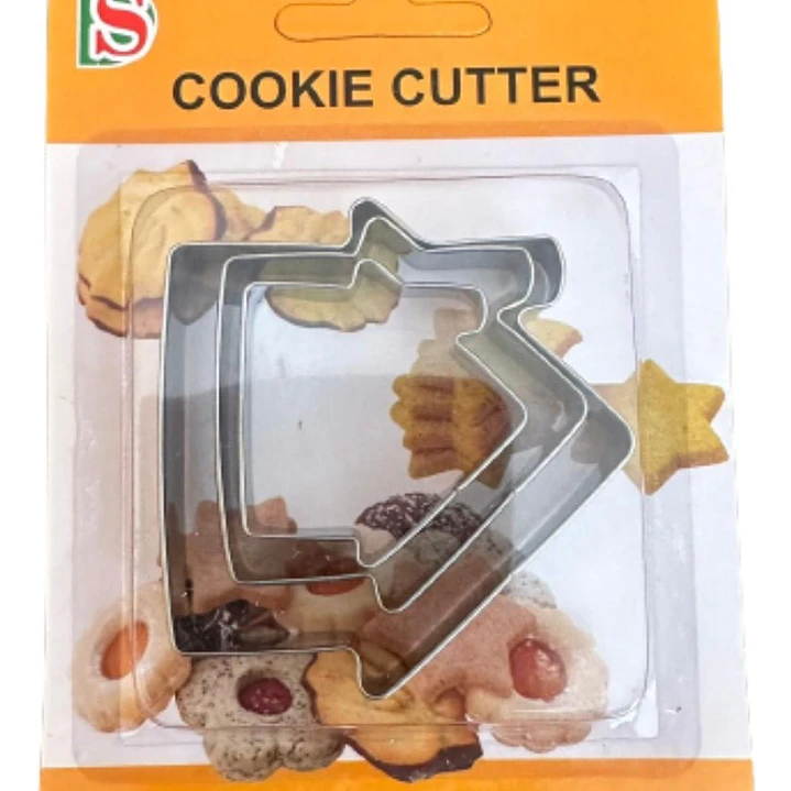 Cortador Galletas Casa 3 pcs 1