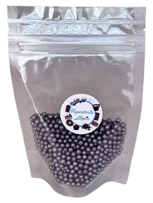 Perlas Moradas Brillante Comestibles 4mm 70g