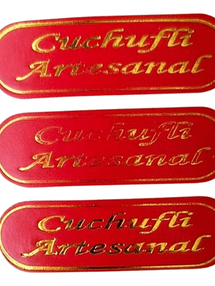 Sticker Cuchufli Rojo 100un