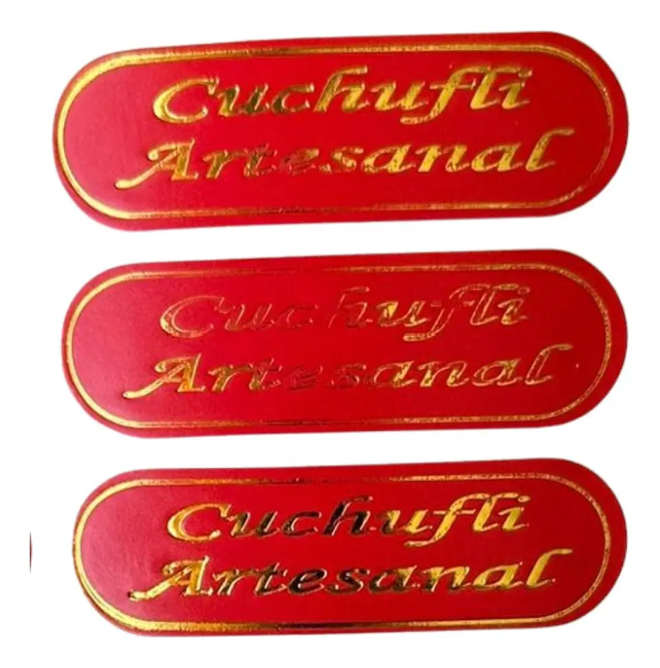 Sticker Cuchufli Rojo 100un 1