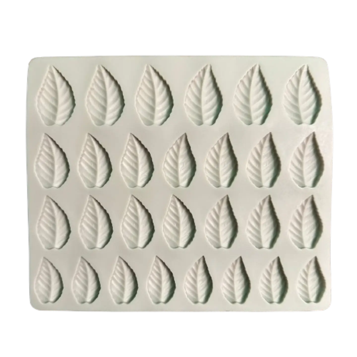 Molde Silicona Hojas 28 Cavidades 19x16cm 1