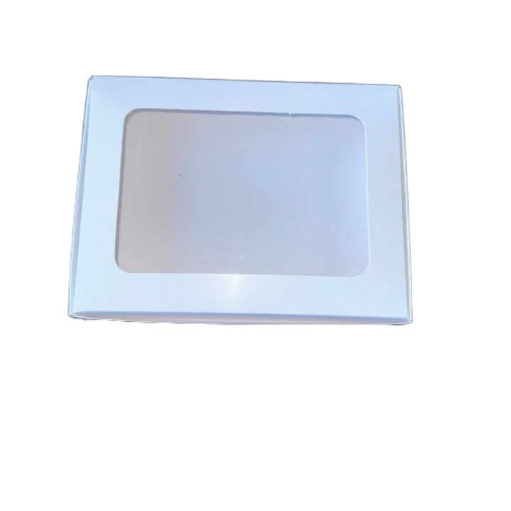 Caja A Con Ventana 6 Alfajores Cartulina 19x14,5x2,5cm 1