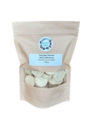 Chocolate 29% Cacao Blanco Monedas 816 Neucober 200g