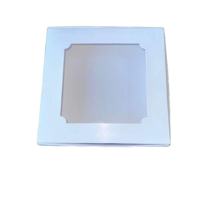 Caja B Con Ventana 9 Alfajores Cartulina 19x19x3cm 1