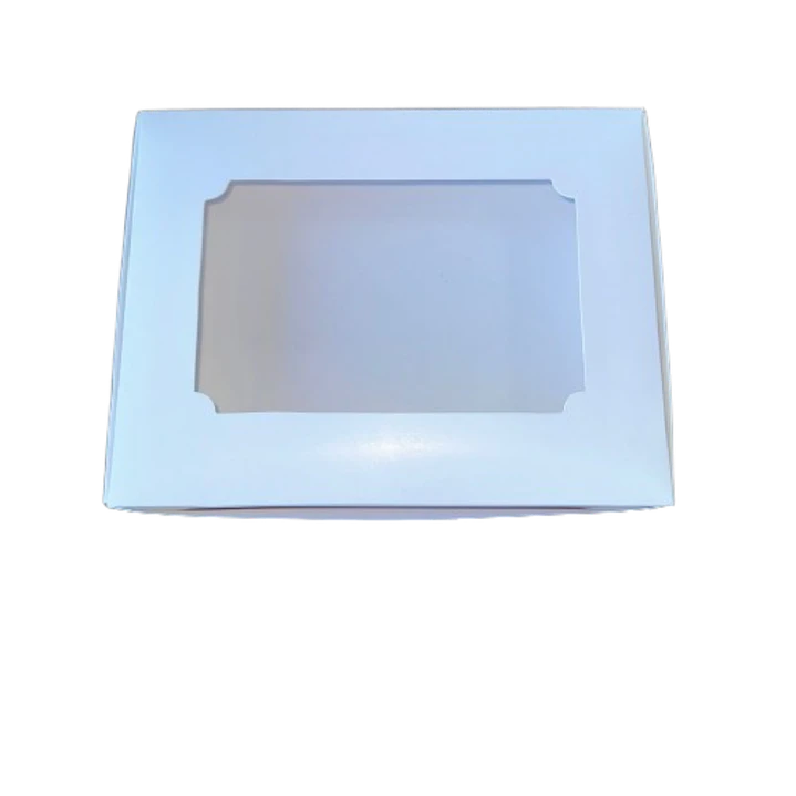 Caja C Con Ventana 12 Alfajores Cartulina 24x18,5x3cm 1