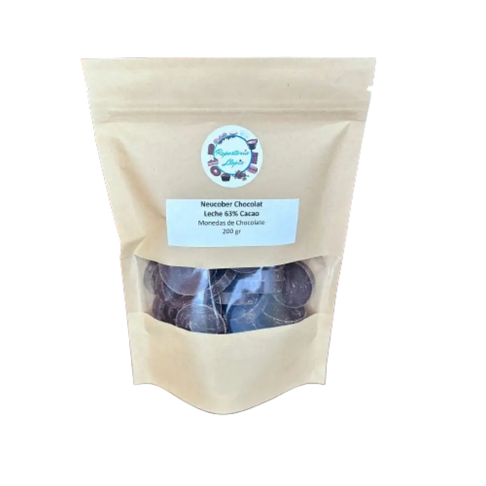 Chocolate 63% Cacao Amargo Monedas 812 Neucober 200g 2
