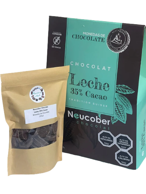 Chocolate 35% Cacao Leche Monedas 806 Neucober 200g