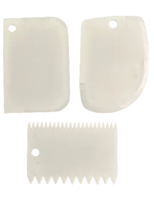 Set Alisador, Espatula Y Scraper 3 pcs