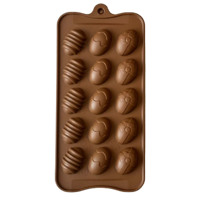 Molde Silicona Huevitos Chicos 1