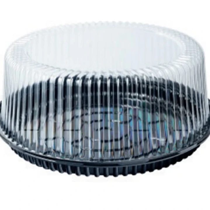 Pack 5 Cupula Redonda Plastico Torta 380A 33x13,7cm 1