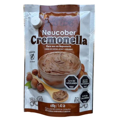 Crema De Avellanas Cremonella Neucober 650g
