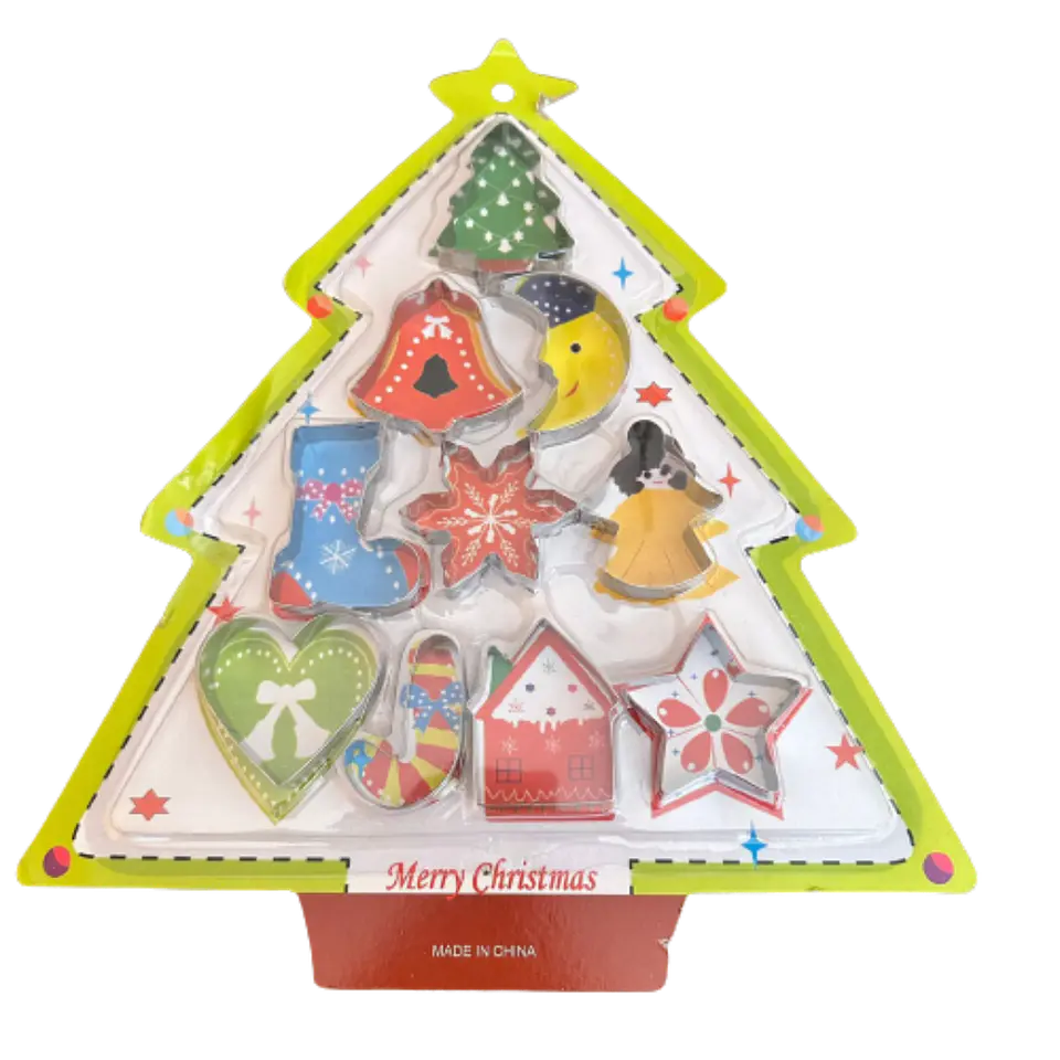 Cortador Galletas Navidad Diseño B 10 pcs 1