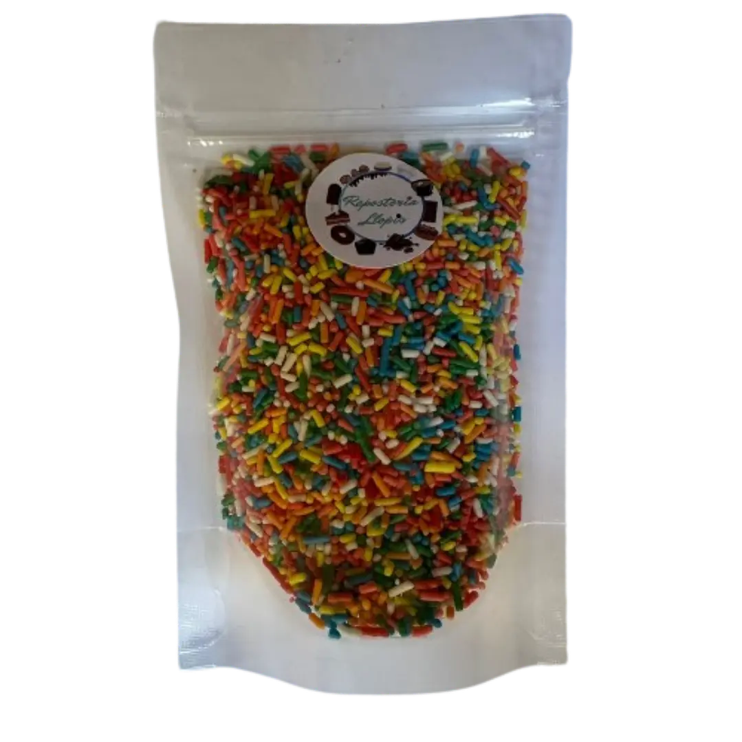 Decoracion Palitos Multicolor Comestible 100g 1