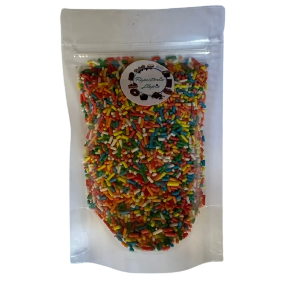 Decoracion Palitos Multicolor Comestible 100g 1