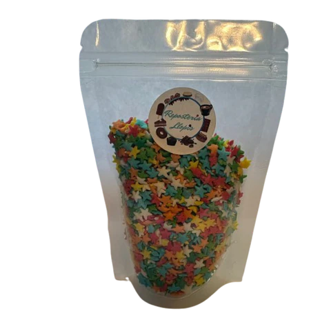 Decoracion Estrellas Multicolor 80g