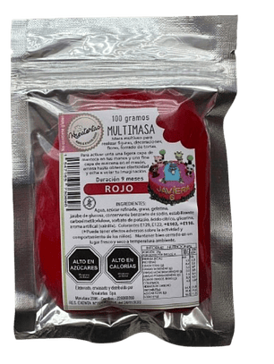 Multimasa Fondant Rojo Kreatortas 100g