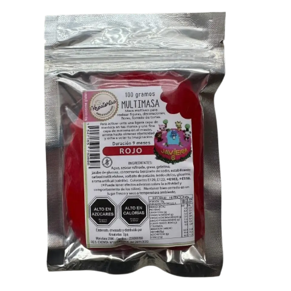 Multimasa Fondant Rojo Kreatortas 100g 1