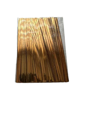 Amarra Dorada 100un 8cm