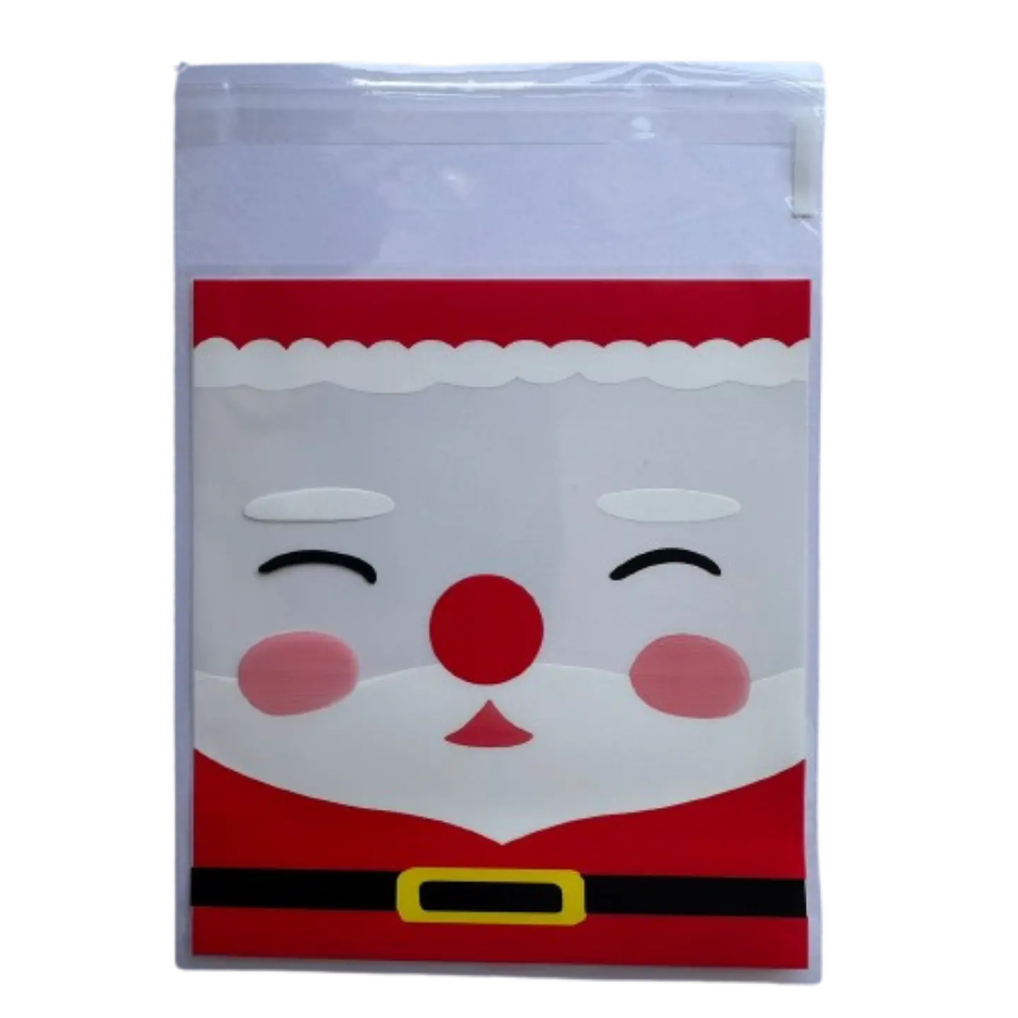 Bolsas Navidad A Celofan Autoadhesivas 100un 10x10+2cm 4