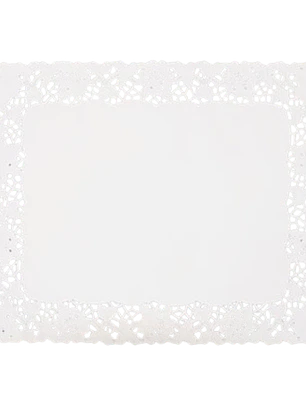 Pack 10 Blonda Rectangular N9 Papel 35x26cm