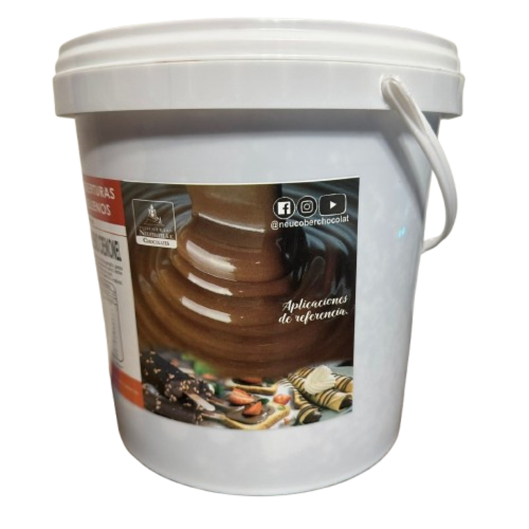Cobertura Chocolate Para Baño De Helado Balde Neucober 4kg 2