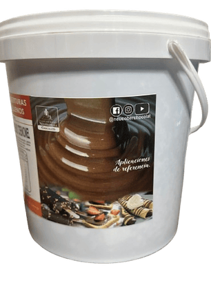 Cobertura Chocolate Para Baño De Helado Balde Neucober 4kg