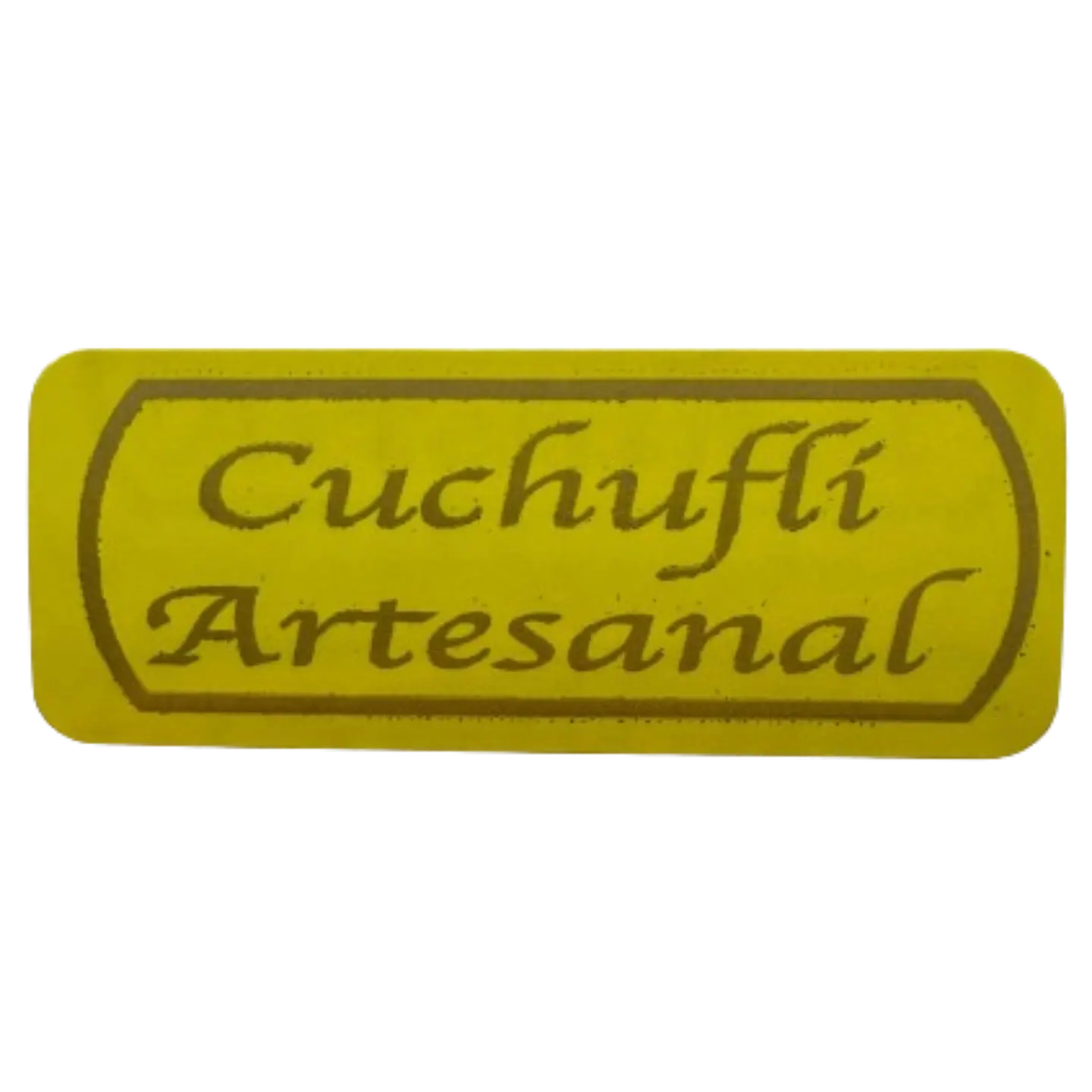 Sticker Cuchufli Amarillo 100un 1