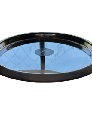 Bandeja Redonda Acero Inoxidable Cuiner 35cm