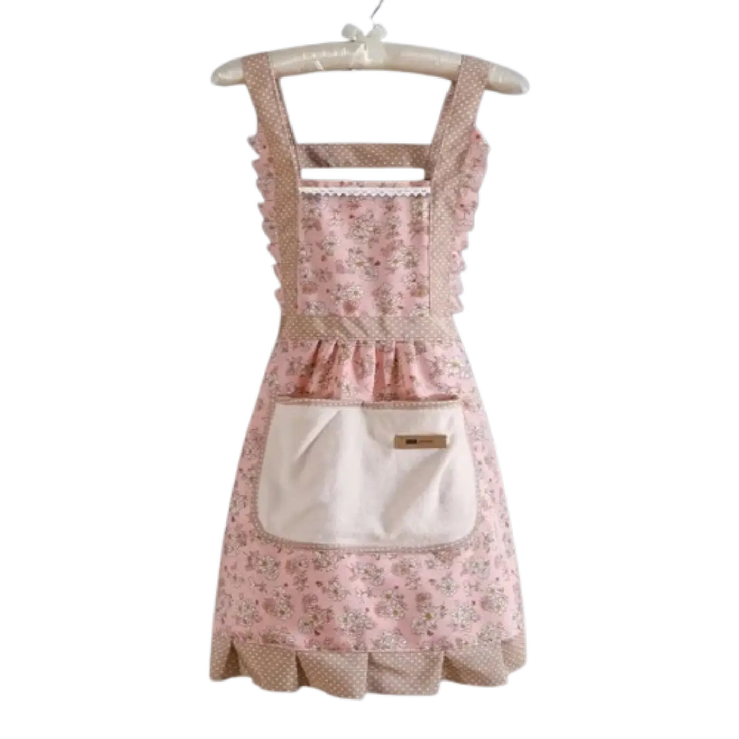 Delantal De Cocina Vintage Rosado 1