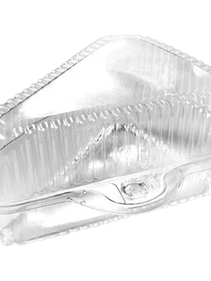 Pack 5 Caja Plastica Pastel Individual Triangular 14x10x9cm