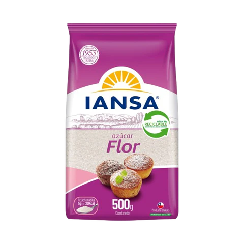 Azucar Flor Iansa 500g