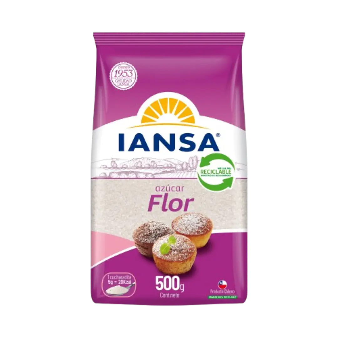 Azucar Flor Iansa 500g 1