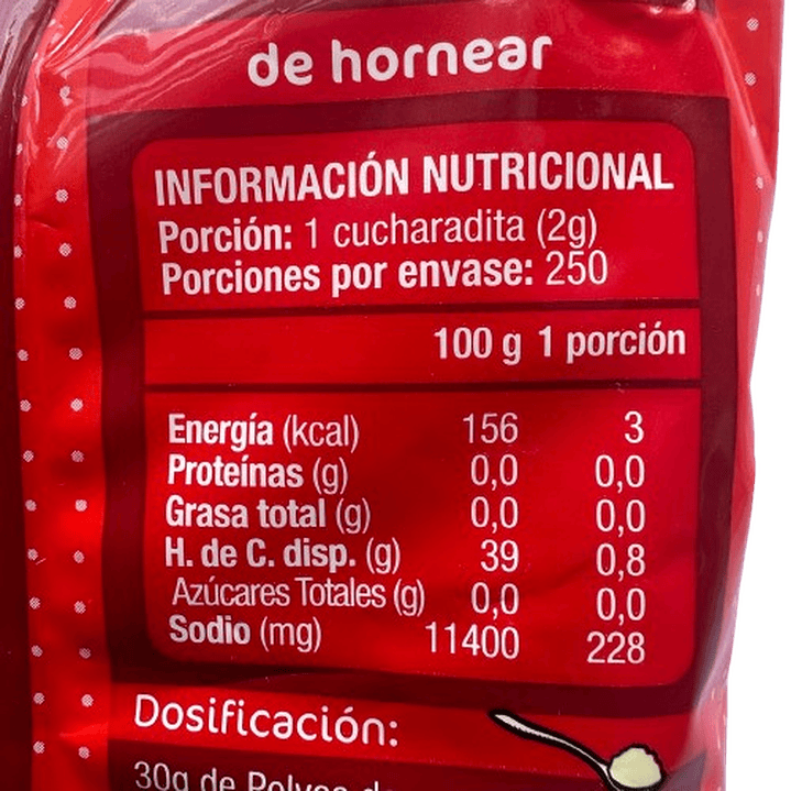 Polvos De Hornear Gourmet 500g 3