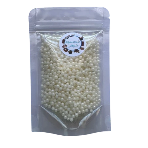 Perlas Blancas Brillante Comestibles 4mm 70g