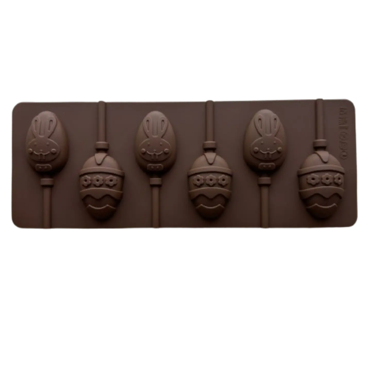 Molde Silicona Cake Pop De Huevitos 6 Cavidades 1