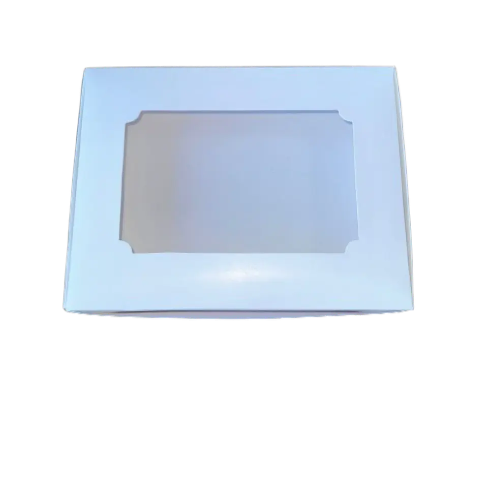 Pack 5 Caja C Con Ventana 12 Alfajores Cartulina 24x18,5x3cm 1