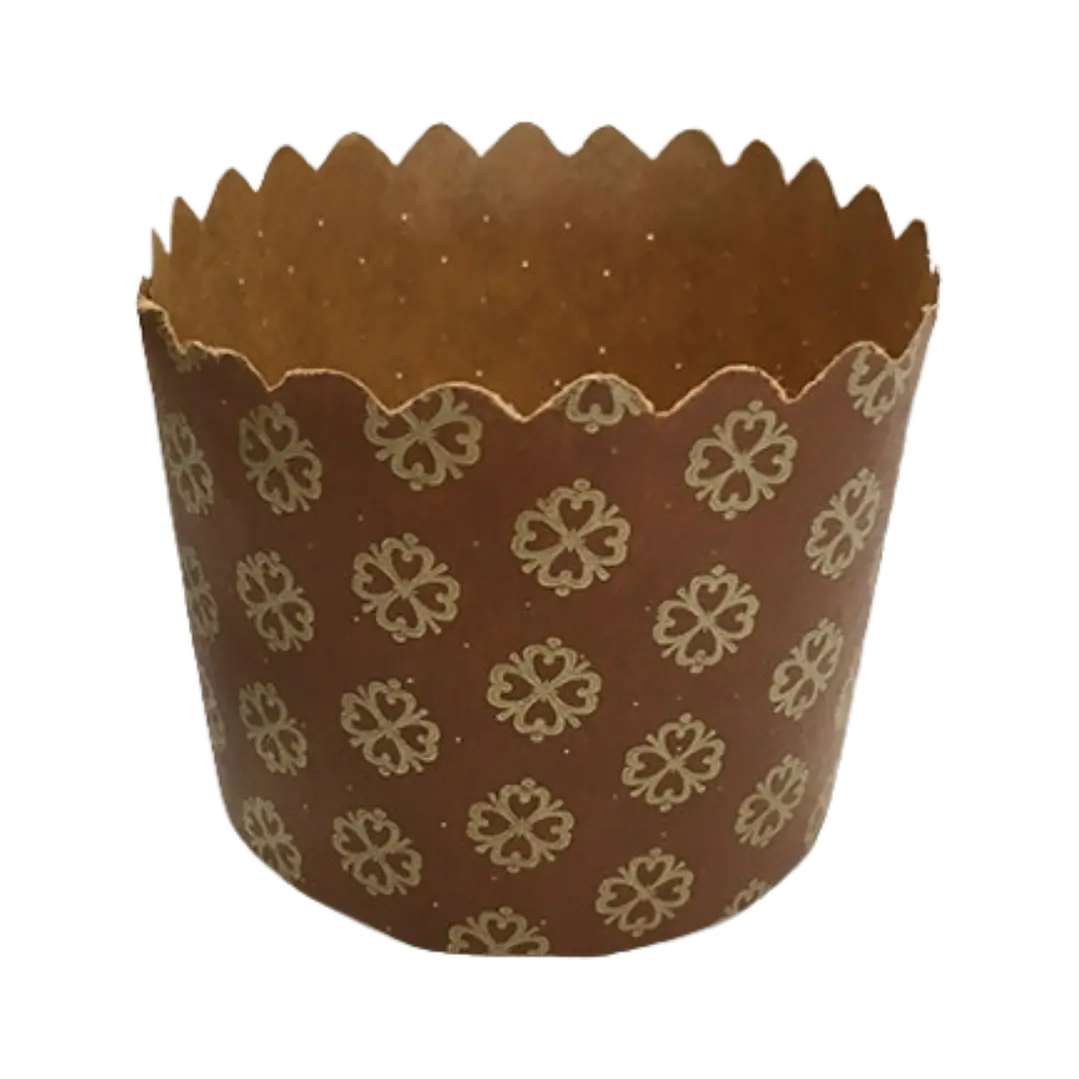 Pack 10 Molde Panettone Papel Para 100g 7x6cm 1
