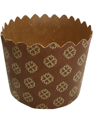 Pack 10 Molde Panettone Papel Para 100g 7x6cm