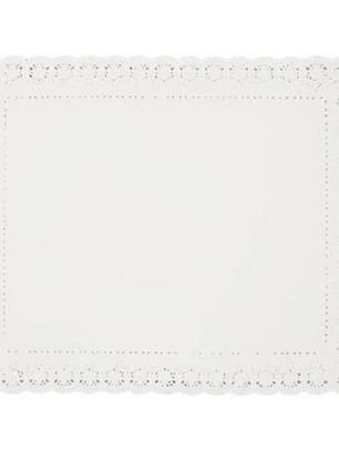 Pack 10 Blonda Rectangular N15 Papel 47x39cm