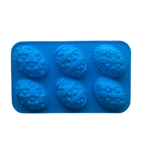 Molde Silicona Huevitos Grandes 6 Cavidades