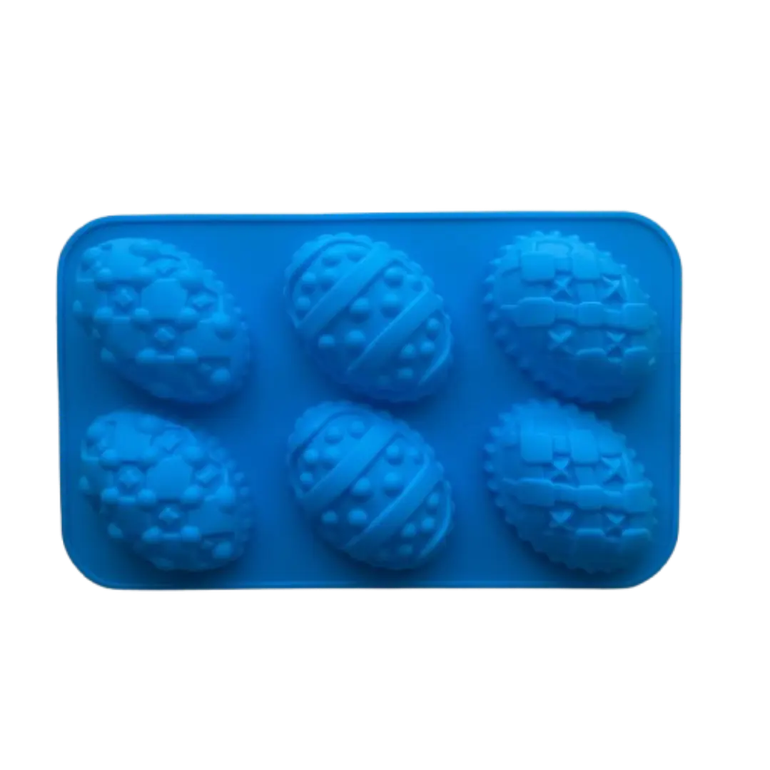 Molde Silicona Huevitos Grandes 6 Cavidades 1