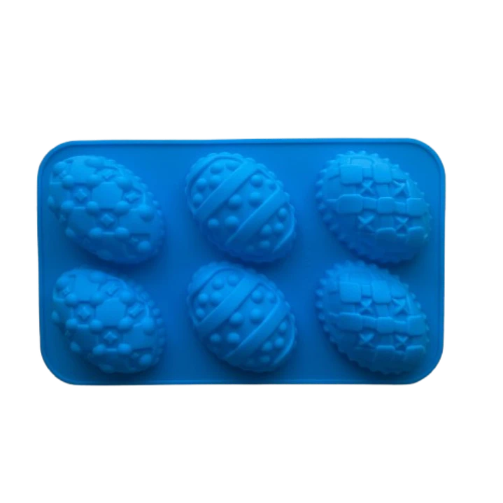 Molde Silicona Huevitos Grandes 6 Cavidades 1
