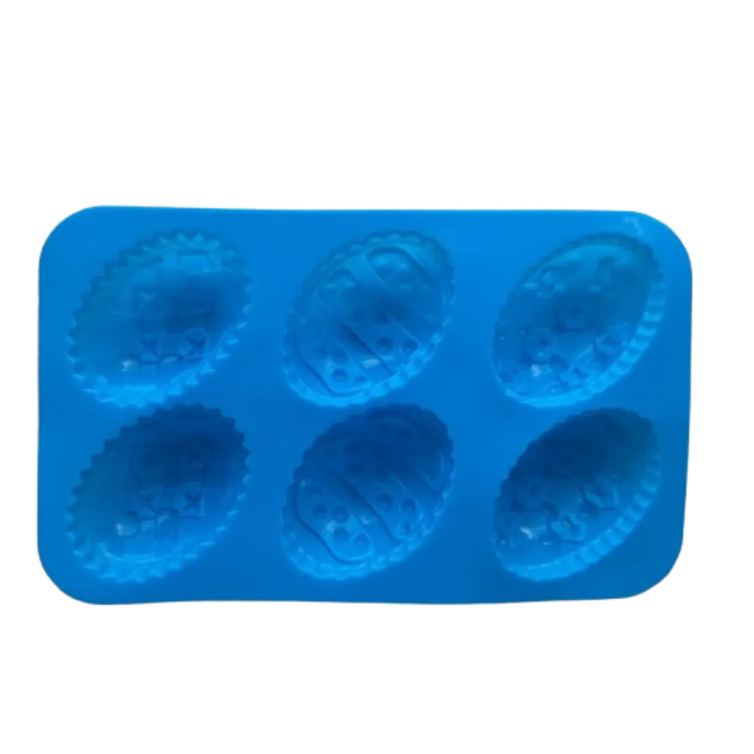Molde Silicona Huevitos Grandes 6 Cavidades 2