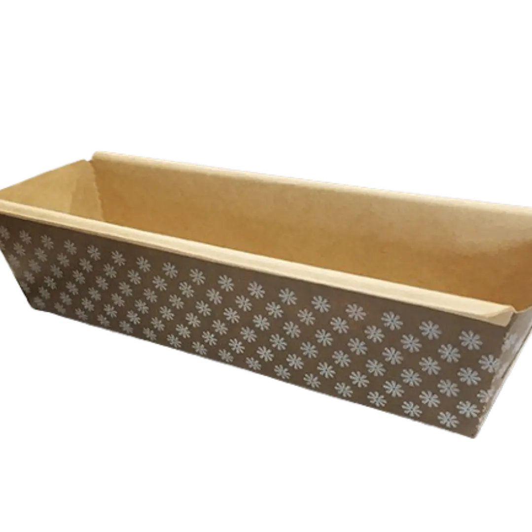 Pack 10 Molde Queque Papel Para 300g 18,5x5x5cm 1